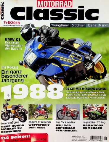 Deckblatt Motorrad Classic (07/2018)